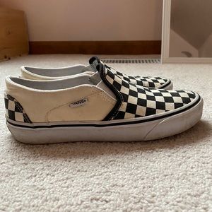checkered vans